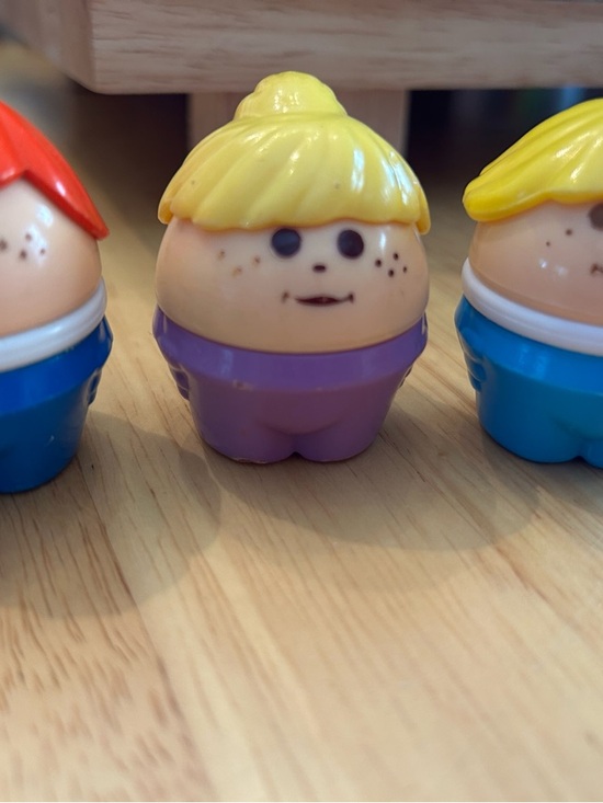 Little People Other - Vintage little people red hair blonde hair 3